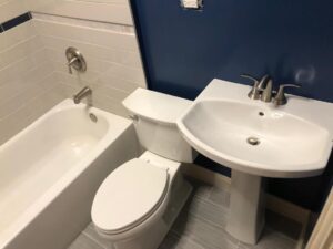 bathroom sink toilet installation